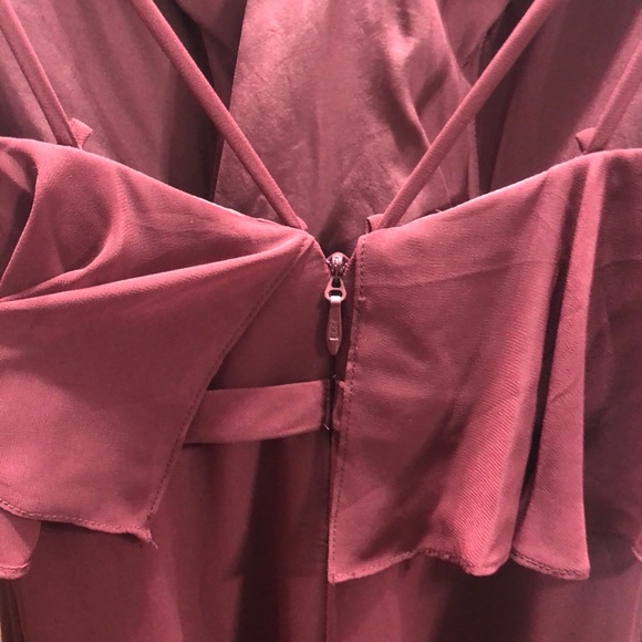 Maroon Bridesmaids Dress - Picture 4 of 6